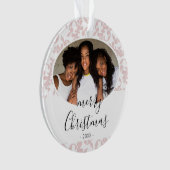 ピンク・ロココ・メリークリスマス脚本写真 オーナメント (正面)