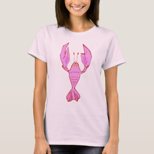 ピンク/ロブスタークロウフィッシュ Tシャツ