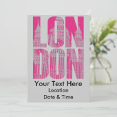 ピンク・ロンドン 招待状 (スタンド正面)