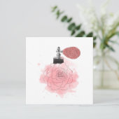 ピンク・ローズの香水 シーズンカード (スタンド正面)