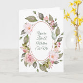 ピンク·ローズはあなたは母の日に母のように カード (黄色い花)