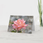 ピンク・ローズ・アート・バイブル考え・バース・オブ・ユー・フェイズ カード (正面)