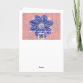 ピンク・ローズ・アート・バイブル・バース・ストレンツ カード (裏面)