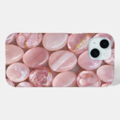 ピンク ローズ クォーツ クリスタル おしゃれ スマホケース Case-Mate iPhoneケース (裏面 (横))