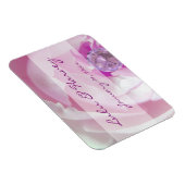 ピンク・ローズ・パーソナルのダ結婚イヤ マグネット (右側)