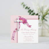 ピンク・ローズ・モーニング・カード 案内状 (スタンド正面)