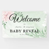 ピンク・ローズ・ユーカリプタス葉性の暴露パーティー 横断幕 (横)