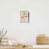 ピンク・ローズ、c.1568 ポスター (キッチン)