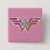 ピンク・ローズWW 缶バッジ (正面)