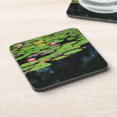 ピンク・ロータスブラック コースター (左側)