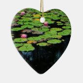 ピンク・ロータスブラック セラミックオーナメント (右)