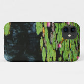 ピンク・ロータスブラック Case-Mate iPhoneケース (裏面(横))