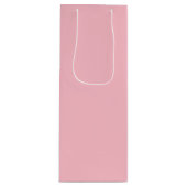 ピンク ワインギフトバッグ (正面)