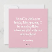 ピンク ヴィンテージ ヴァナゴン オーナメント シーズンカード (裏面)