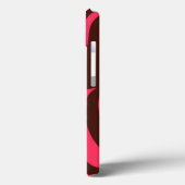 ピンク, 光学, トレンディ, クールな抽象幾何学模様 Case-Mate iPhoneケース (裏面 / 左)