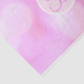 ピンク《写真》ぼけ味スパークルライトモノグラムレターイニシャル 薄葉紙 (詳細)