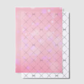 ピンク《写真》ぼけ味 ベラム紙招待状 (オフセット (招待状))