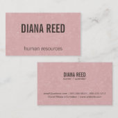 ピンク 名刺 (正面/裏面)