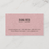 ピンク 名刺 (裏面)