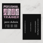 ピンク 名刺 (正面/裏面)