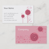 ピンク 名刺 (正面/裏面)