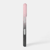 ピンク - 名前入れ可能 iPhone 16ケース (右側面)