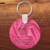 ピンク – 姪の詩 キーホルダー (正面)