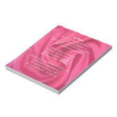 ピンク – 姪の詩 ノートパッド (回転)