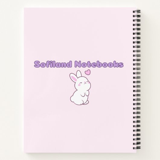 ピンク🌷🌸✨学校💗 ノートブック (裏面)