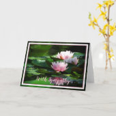 ピンク《植物》スイレン カード (黄色い花)