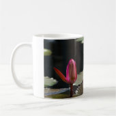 ピンク《植物》スイレン コーヒーマグカップ (左)