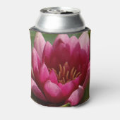 ピンク《植物》スイレン 缶クーラー (缶裏面)