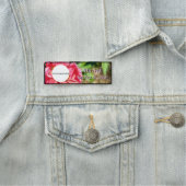 ピンク《植物》百日草フラワーカスタムイメージロゴ名タイトル 名札 (インサイチュ)