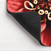 ピンク《植物》百日草詳細は陽気だが明るすぎない マウスパッド (コーナー)