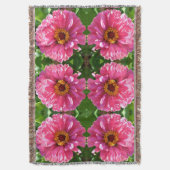ピンク《植物》百日草 スローブランケット (正面縦)