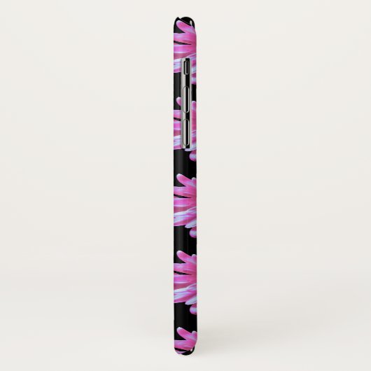 ピンク《植物》百日草、ピンクデイジー、花かわいらし柄 Case-Mate iPhoneケース (裏面/左)