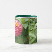 ピンク《植物》百日草 マグカップ (中央)