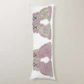 ピンク（犬）スタッフォードドッグスジンジャージャースランバー ボディピロー (正面縦)