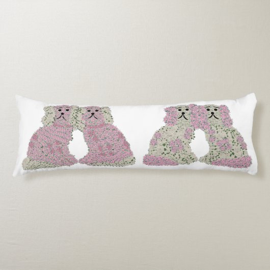 ピンク（犬）スタッフォードドッグスジンジャージャースランバー ボディピロー (正面)