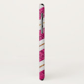 ピンク、白いケースメイトかろうじてiPhone Xケース Case-Mate iPhoneケース (裏面/左)