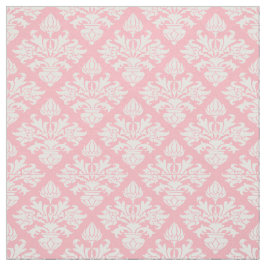 ピンク、白のダマスクのパターン#3サイズ6 ファブリック