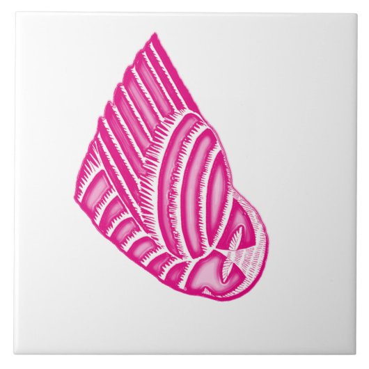 ピンク/白タイルのBUHO HELADO タイル (正面)