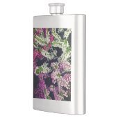 ピンク、白、紫の花 フラスク (左)