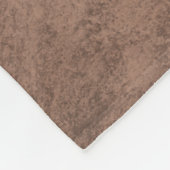 ピンク、白、茶色 フリースブランケット (角)