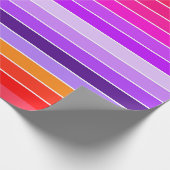 ピンク、紫、オレンジ ラッピングペーパー (角)