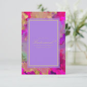 ピンク、紫、金ゴールド 出欠カード (スタンド正面)