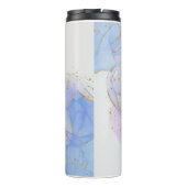 ピンク、紫、青のアルコールインク タンブラー (裏面)