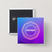 ピンク、紫、青のエスケープポータル 缶バッジ (正面&裏面)