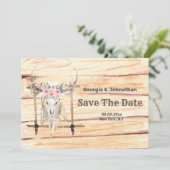 ピンク 緑 ボホ スタッグ アントラーズ トライバル フェザーズ 保存 セーブザデート (スタンド正面)