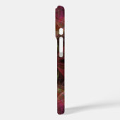 ピンク、緑、黒のフラクタル電話ケース Case-Mate iPhoneケース (裏面 / 左)